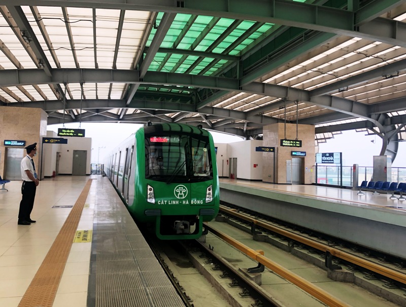 Hoàn thành giai đoạn đầu tư xây dựng dự án đường sắt Cát Linh - Hà Đông